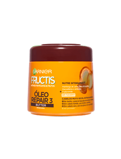 cabelo fructis óleo repair 3 máscara