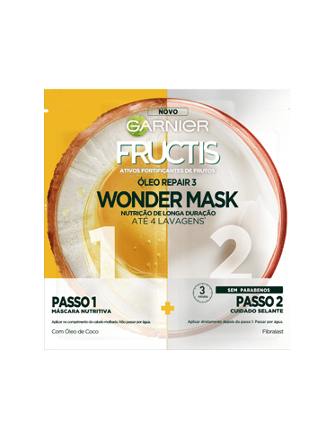 cabelo fructis óleo repair 3 wondermask