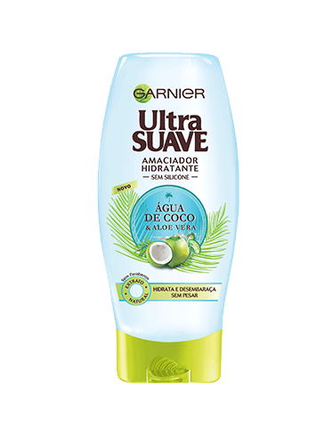 cabelo ultra suave água de coco amaciador
