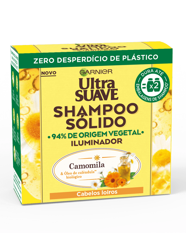 Shampoo Sólido Ultra Suave Camomila