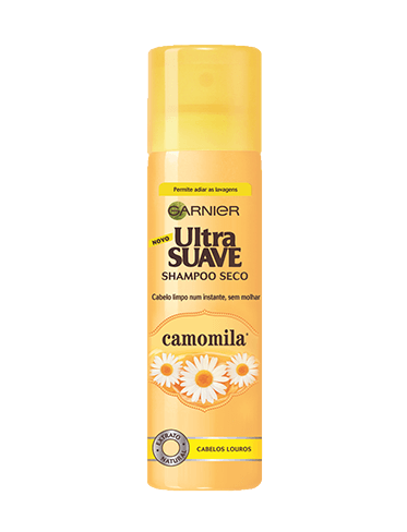 cabelo ultra suave shampoo seco camomila