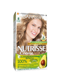 coloração nutrisse 8.0 louro claro
