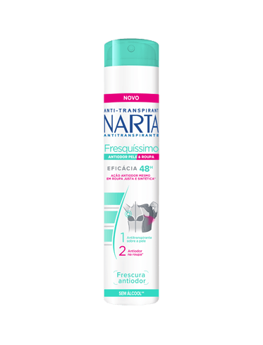 desodorizantes mulher fresquissímo spray