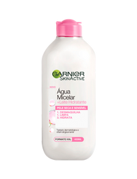água micelar e leite hidratante garnier